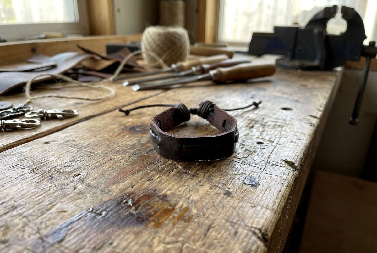 Brown Leather Bracelet