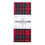 Miniatura: Tessuto Tartan Rosso