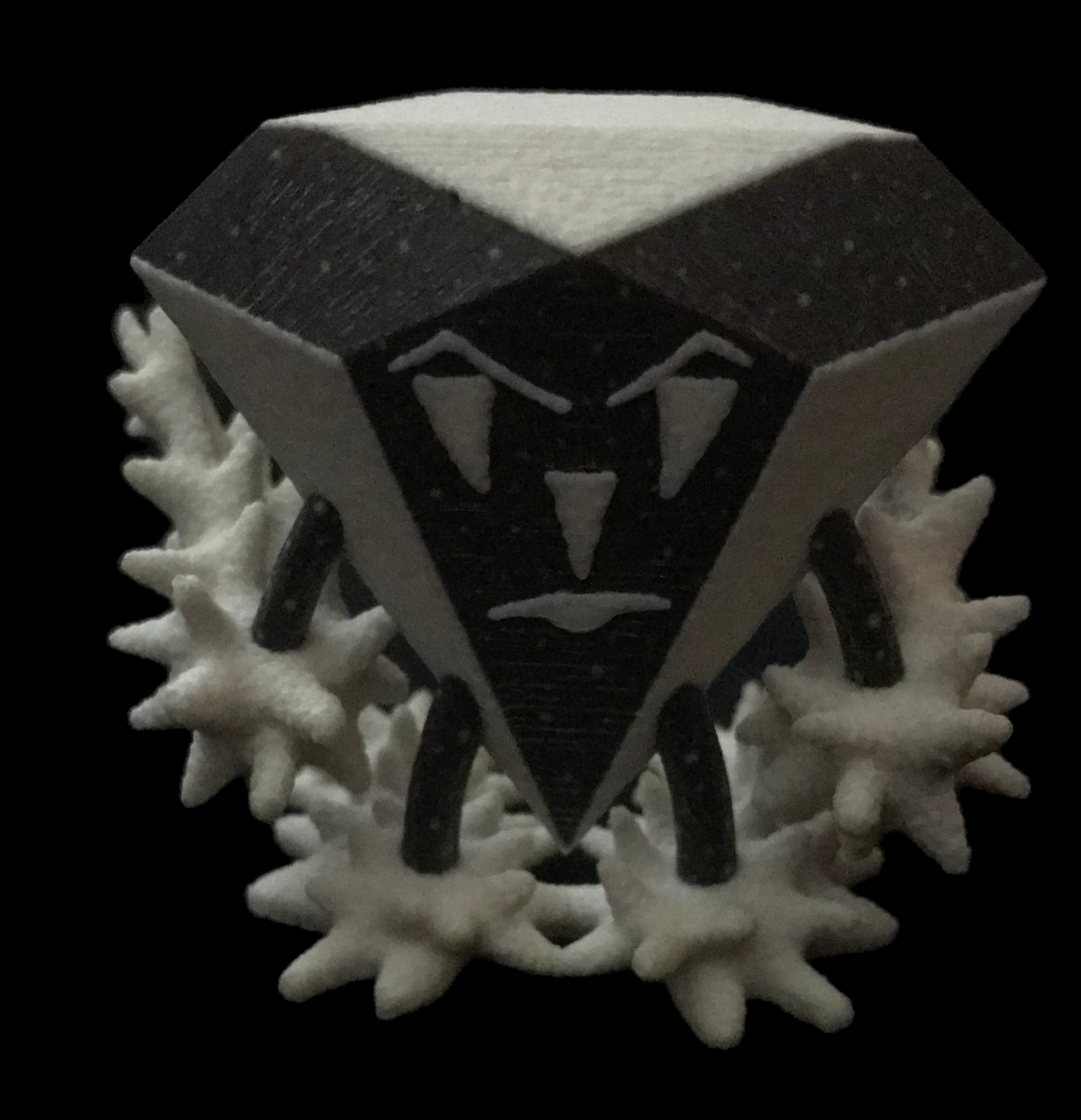 Diamond Toy (Galaxy Black + White)