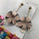 Miniatura: ARETES FLOR COLORES