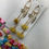 Miniatura: ARETES HOJA FLOR