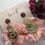 Miniatura: ARETES ROSAS ABANICO