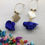 Miniatura: ARETES TRIANGULO ROSA