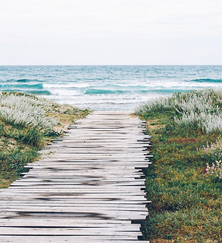Rustic Beach Path