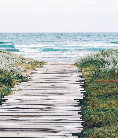 Rustic Beach Path