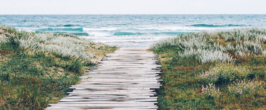 Rustic Beach Path