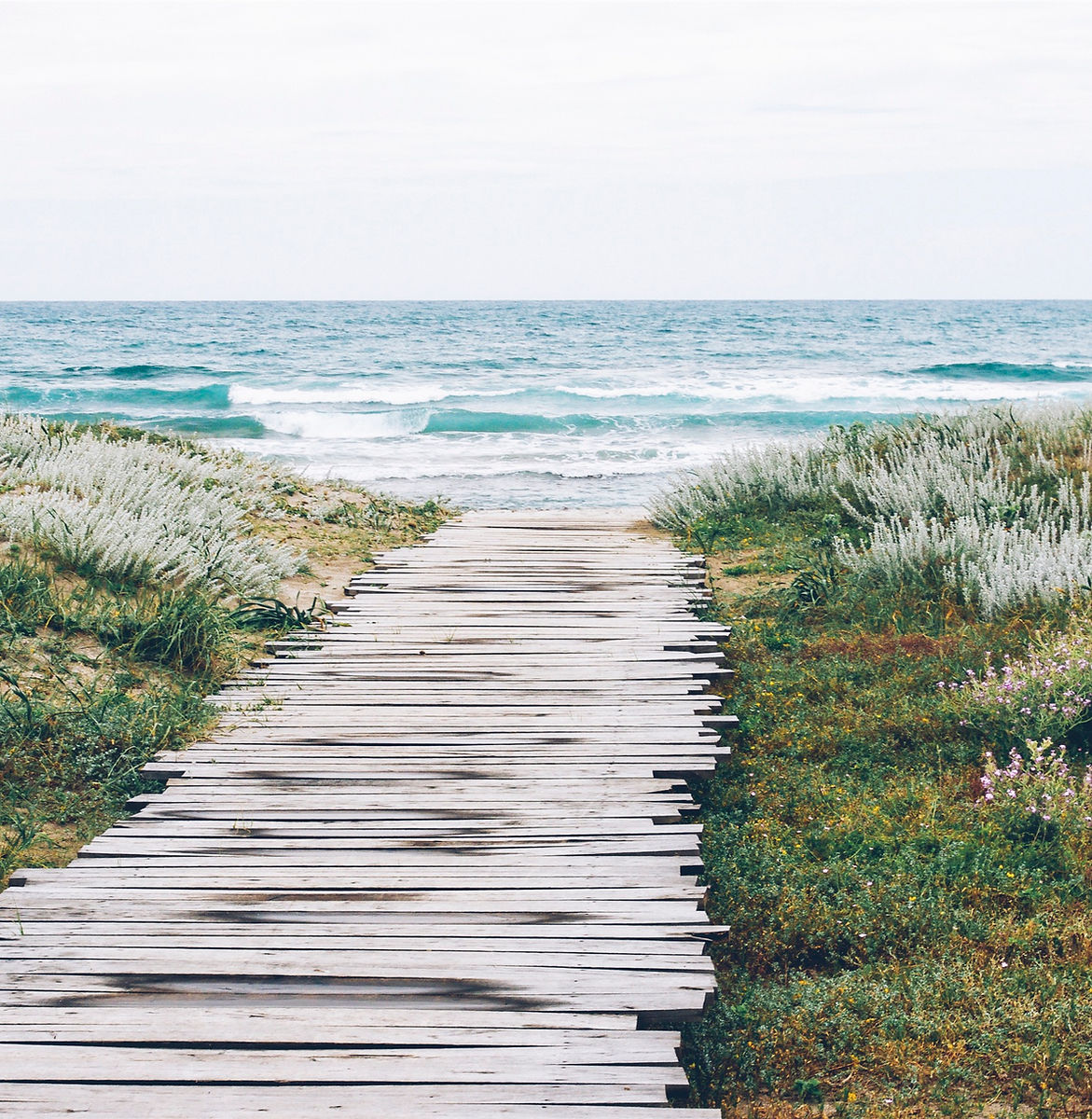 Rustic Beach Path