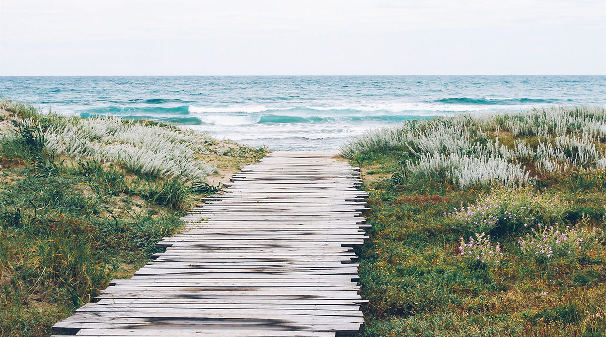 Rustic Beach Path
