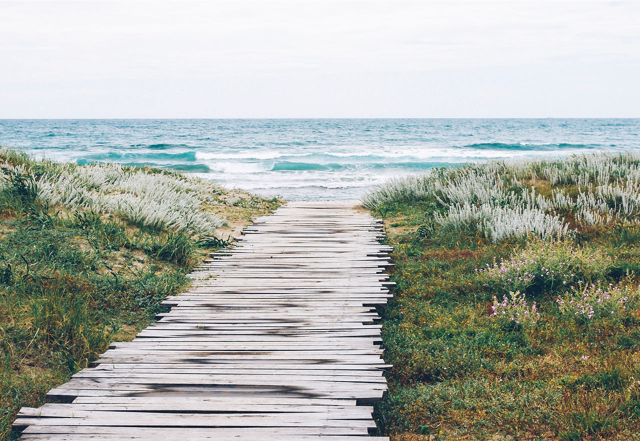 Rustic Beach Path