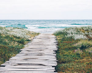 Rustic Beach Path