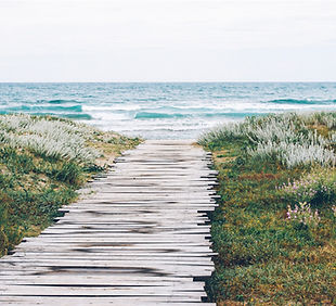 Rustic Beach Path