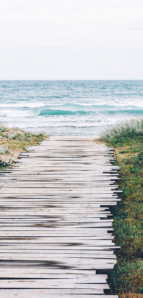 Rustic Beach Path