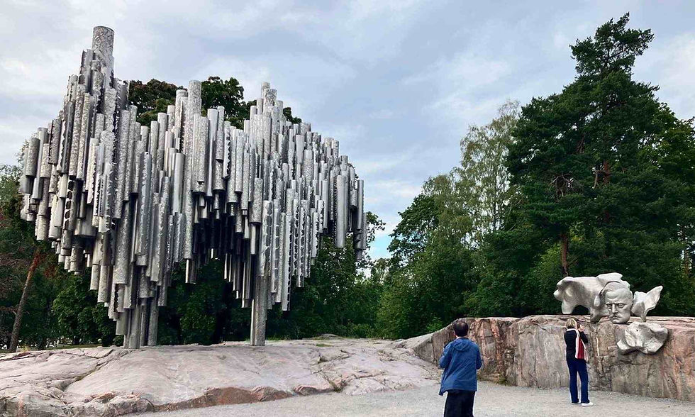 Sibelius Monument, Eila Hiltunen, Stainless Steel, 1967