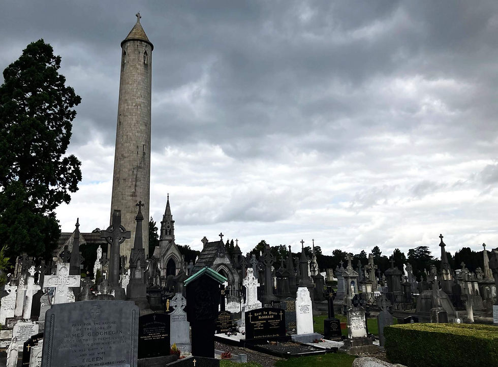 Much like bars, the Irish do cemeteries right . . .