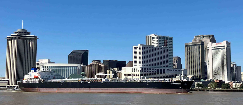 A view from the Canal Street Ferry while giving way to the VS PROGRESS