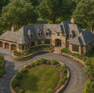 Conceptual Design by JMAD - James McNeal Architecture and Design. Architecture firm specializing in high-end residential design, luxury homes, and creative enduring artistry. Architecture firm near me. Minnesota architect. Dream home, dream house, luxury design, luxury lifestyle. Custom homes, interior design, luxury real estate, residential architecture, home architects, home architecture. Concept rendering, home inspiration, interior design inspiration. Organic architecture, biophilic design, mansion, chateau, stone home. 