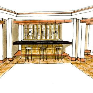 Conceptual Design by JMAD - James McNeal Architecture and Design. Architecture firm specializing in high-end residential design, luxury homes, and creative enduring artistry. Architecture firm near me. Minnesota architect. Dream home, dream house, luxury design, luxury lifestyle. Custom homes, interior design, luxury real estate, residential architecture, home architects, home architecture. Concept design, home inspiration, biophilic design, luxury interior inspiration. Custom interior details. Architectural drawing, home ideas, concept sketch. Entertainment room, family room, home theater, game room, man cave, wine cellar, home bar.