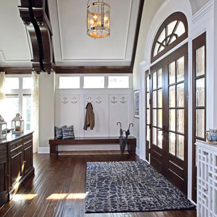Space design JMAD James McNeal Architecture and Design, residential architecture firm specializing in high-end creative design, luxury home design, enduring artistry. Interior design inspiration. Dream house interiors. Entrances, entrance, entryway design, foyer, custom front door. Modern