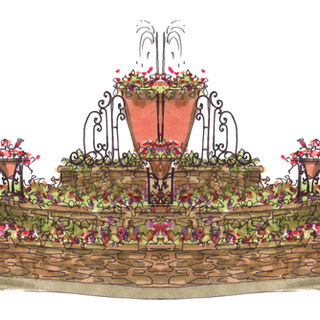 JMAD | James McNeal Architecture and Design. Architecture firm specializing in high-end residential design, luxury interiors, dream homes, and creative enduring artistry. Architect’s sketchbook, concept rendering, architectural drawing, design sketches. Architecture firm near me. Outdoor living space, exteriors, details, custom outdoor spaces. Fountain design.