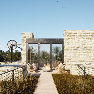 Luxury outdoor living space. JMAD James McNeal Architecture and Design. Architecture firm near me. Dream home design.