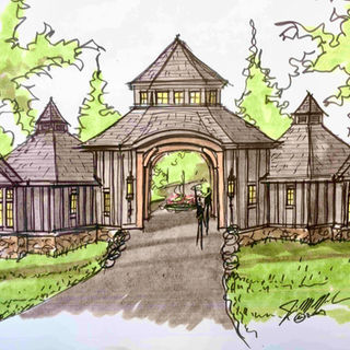 JMAD | James McNeal Architecture and Design. Architecture firm specializing in high-end residential design, luxury interiors, dream homes, and creative enduring artistry. Architect’s sketchbook, concept rendering, architectural drawing, design sketches. Architecture firm near me. Outdoor living space, exteriors, details, custom outdoor spaces. Gazebo.
