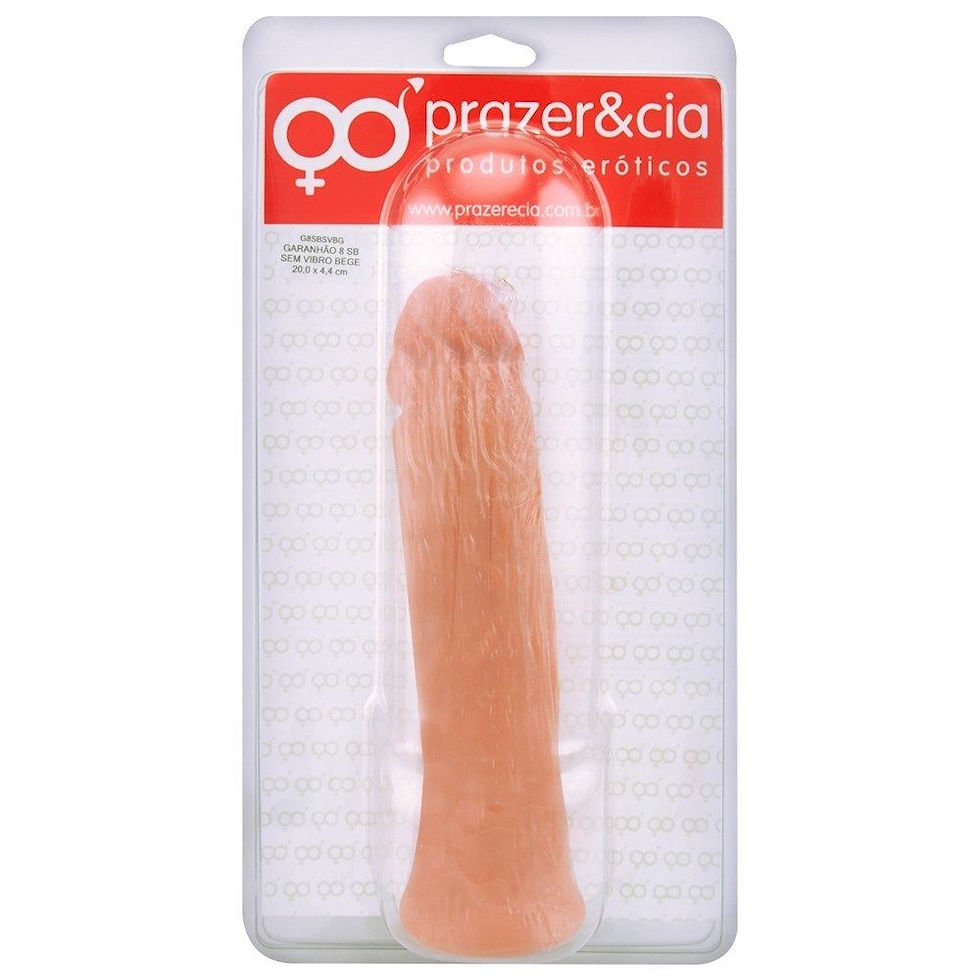 Miniatura: PRÓTESE MACIÇA 20 X 4,4CM PRAZER E CIA
