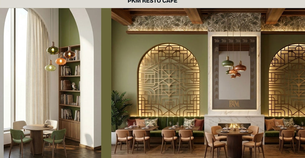PKM Resto Café interior design by Tepee
