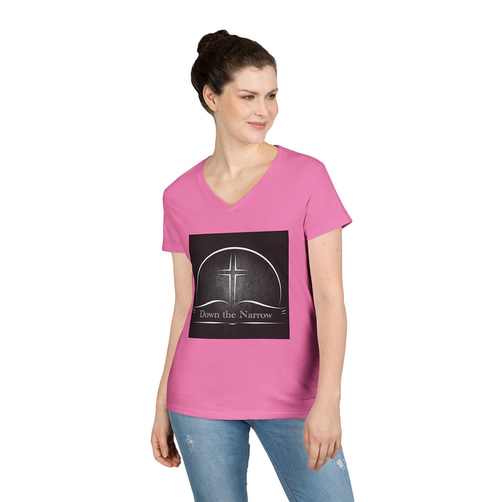 Thumbnail: Ladies' V-Neck T-Shirt