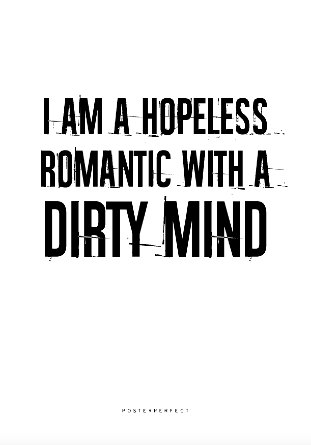 Affisch - Hopeless Romantic