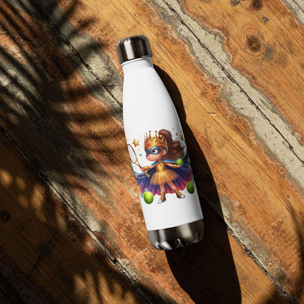 Miniature : Bouteille d'eau "Princesse" en acier inoxydable