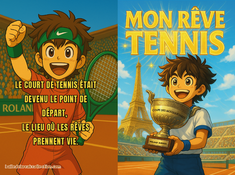 Livre Mon Rêve Tennis Garçon