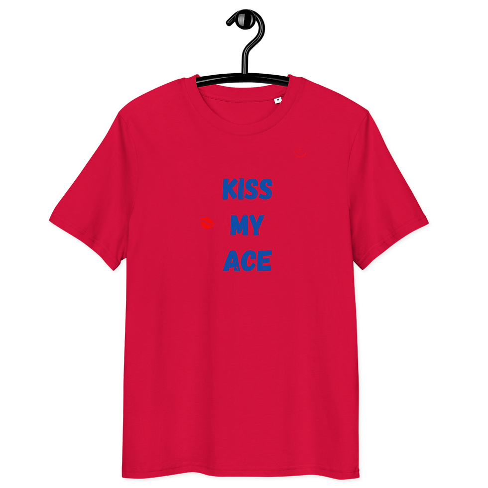 Miniature : "Kiss My Ace" T-Shirt Tennis Homme Coton 100% bio 