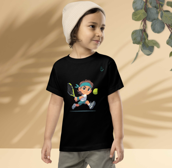 Miniature : T-Shirt Tennis Enfant Personnalisé - Rafa - Coton 100% Bio