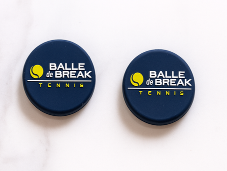 Antivibrateurs de tennis personnalisés pour club de tennis