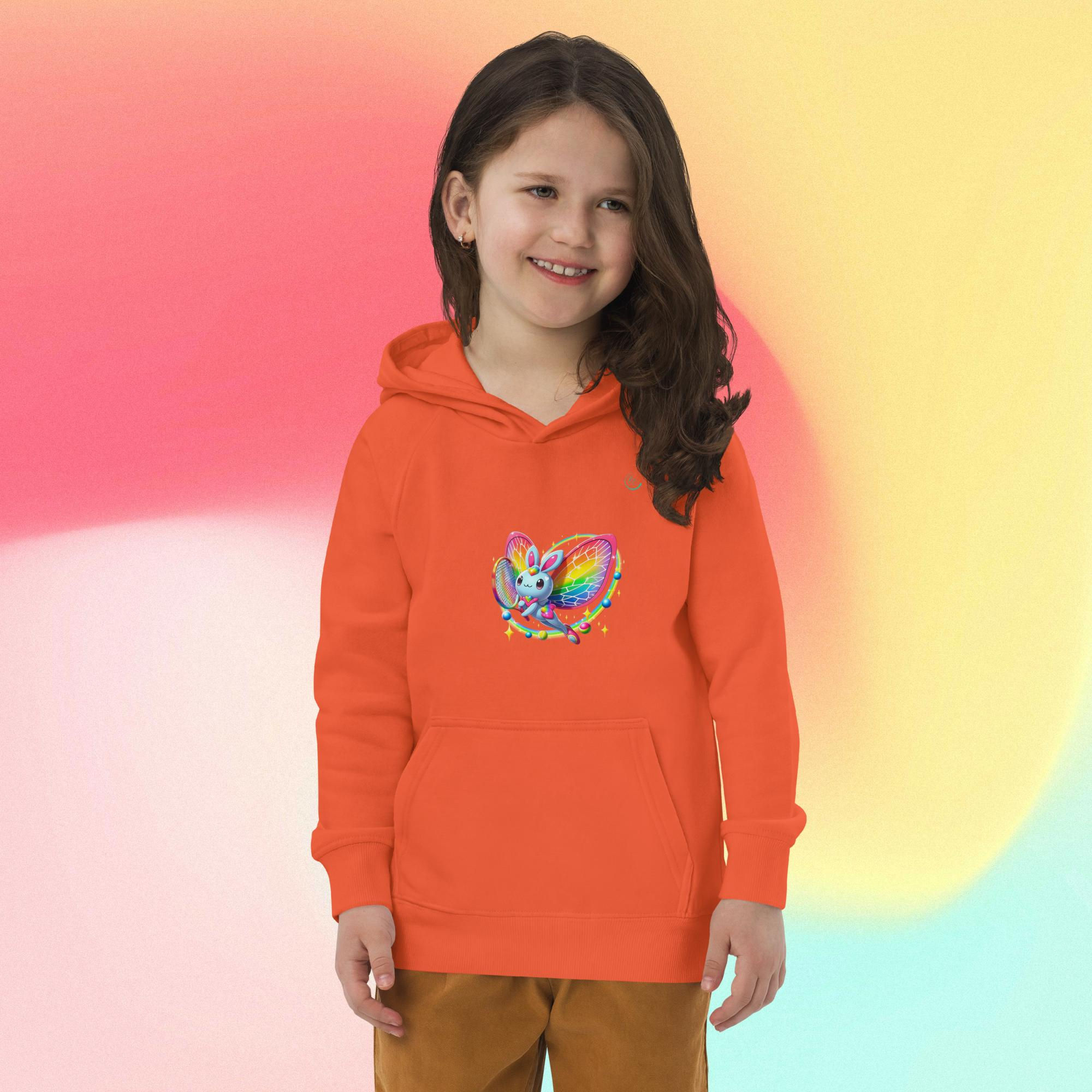 Sweat à capuche Tennis Enfant - Aurorella - Coton 100% Bio