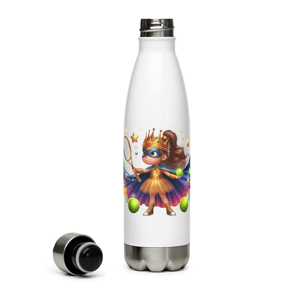 Miniature : Bouteille d'eau "Princesse" en acier inoxydable
