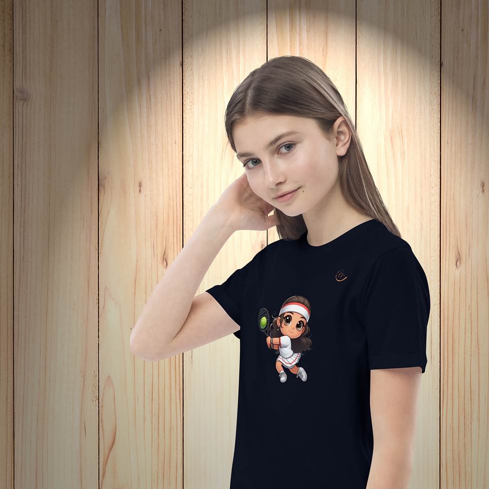 Miniature : T-Shirt Tennis Enfant Personnalisé - Ons - Coton 100% Bio