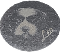 DOG Slate Coaster 04