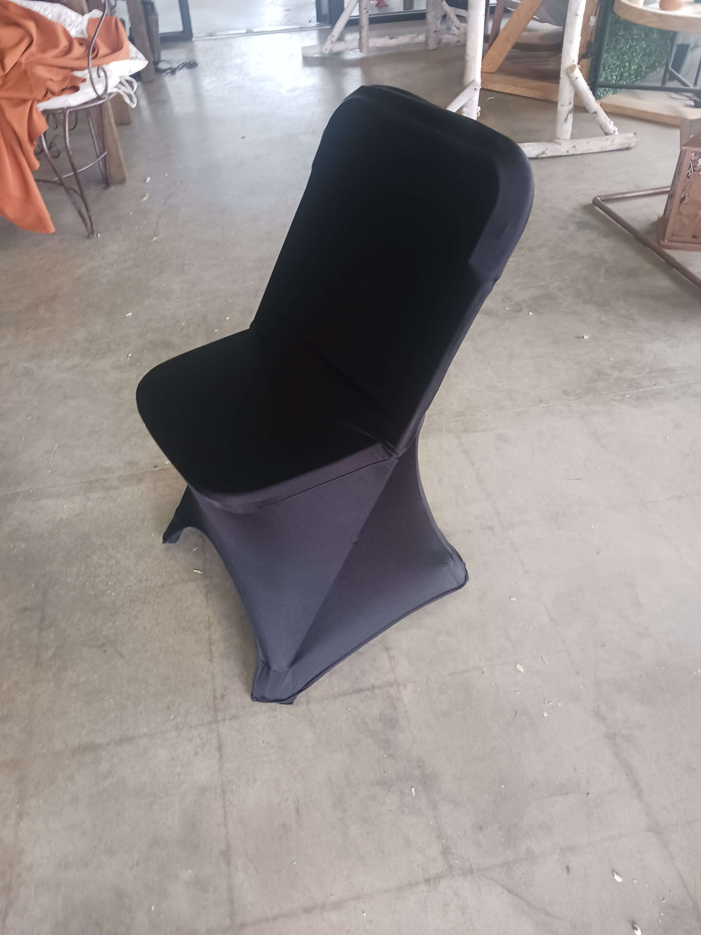 Black Spandex Chair Covers