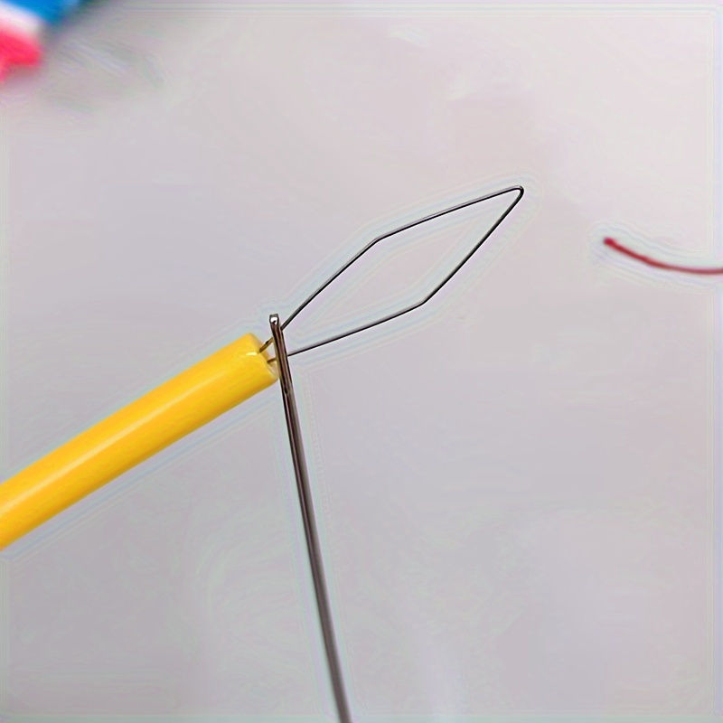 Thumbnail: 5pcs Plastic Needle Threaders Set, Sewing Machine Thread Helper, Beading Tool, D