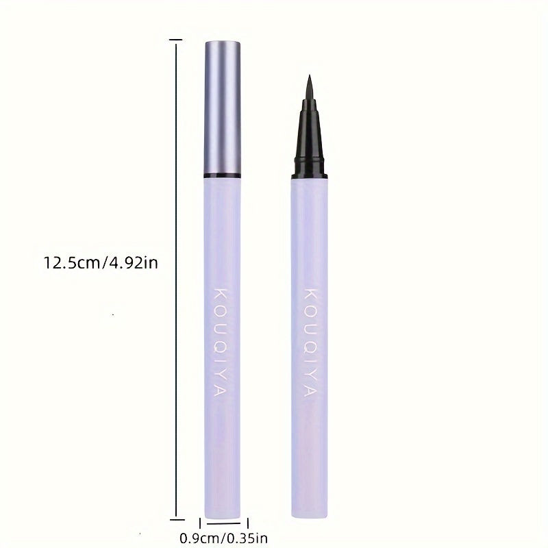 Thumbnail: KOUJIYA One-Stroke Black Liquid Eyeliner Pen - Smudge-Resistant, Quick-Drying, W