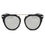 Thumbnail: HANOVER | Unisex Fashion Brow-Bar Round Sunglasses