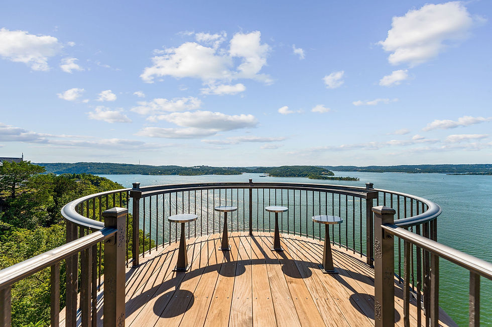 The Pod gives breathtaking panoramic views of Table Rock Lake