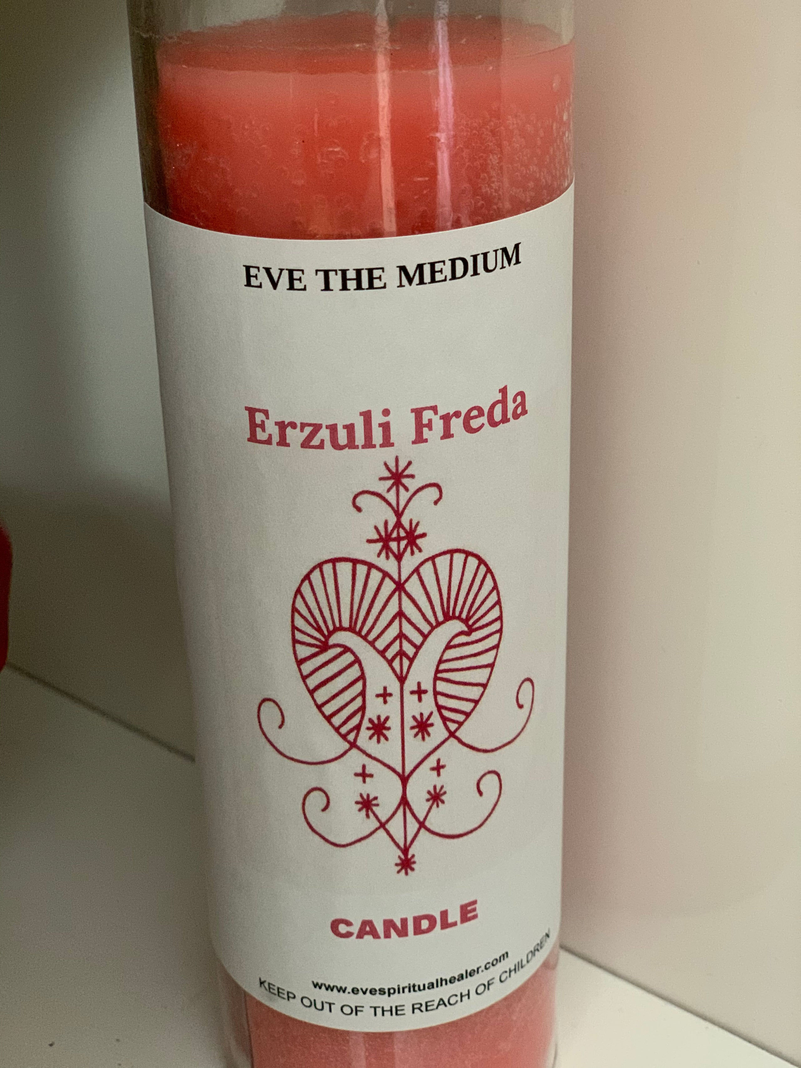 ERZULI FREDA VEVE FIXED CANDLE / BELON PREPARADO METRESILI