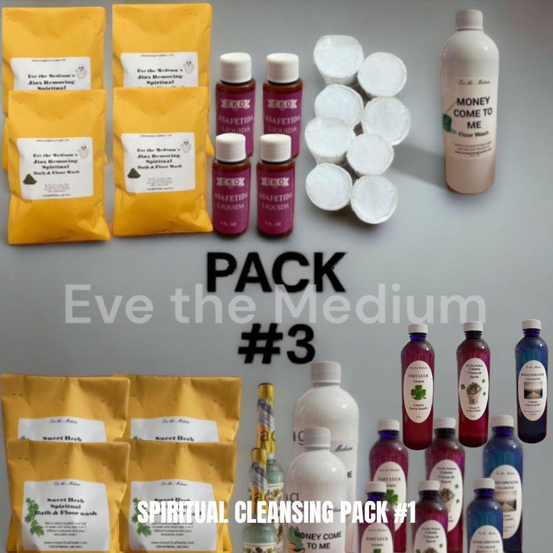 EVIL REMOVING CLEANSING PACK #3 / PAQUETE DE LIMPIEZA QUITA MAL #3