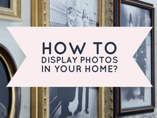 Choosing the best way to display photos in your home
