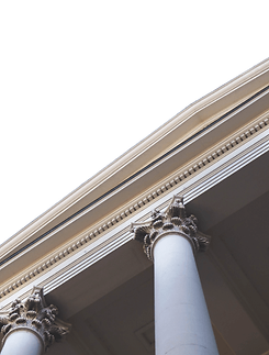 A building with columns