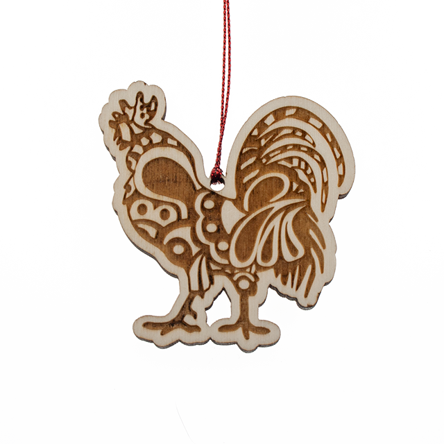 Thumbnail: Chook Christmas Decorations 4 pack