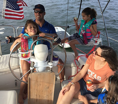 family sailing fun