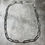 Thumbnail: Assay Hallmarked Sterling Silver ‘Raw’ Flat Link Chain Necklace 24”  